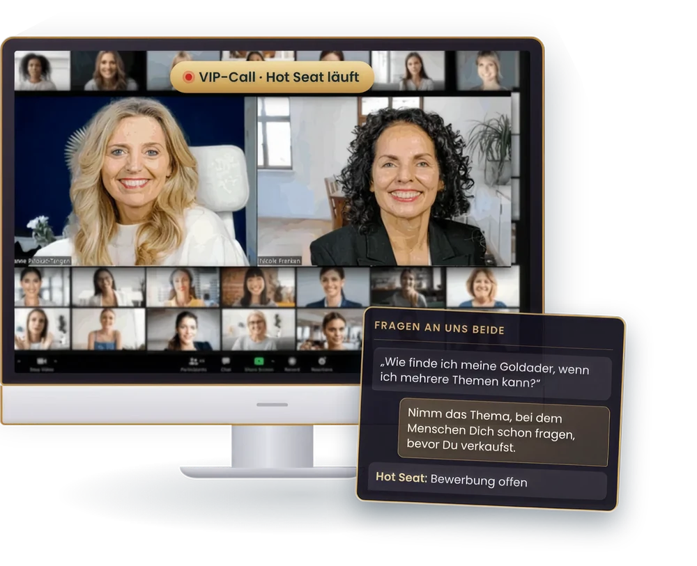 Der VIP-Live-Call mit Susanne und Nicole